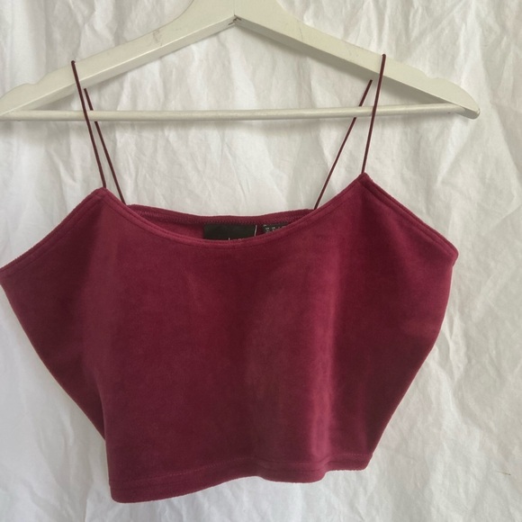 Adidas x Ivy Park Velour Crop Top/ Bralette Size XL - Picture 4 of 13